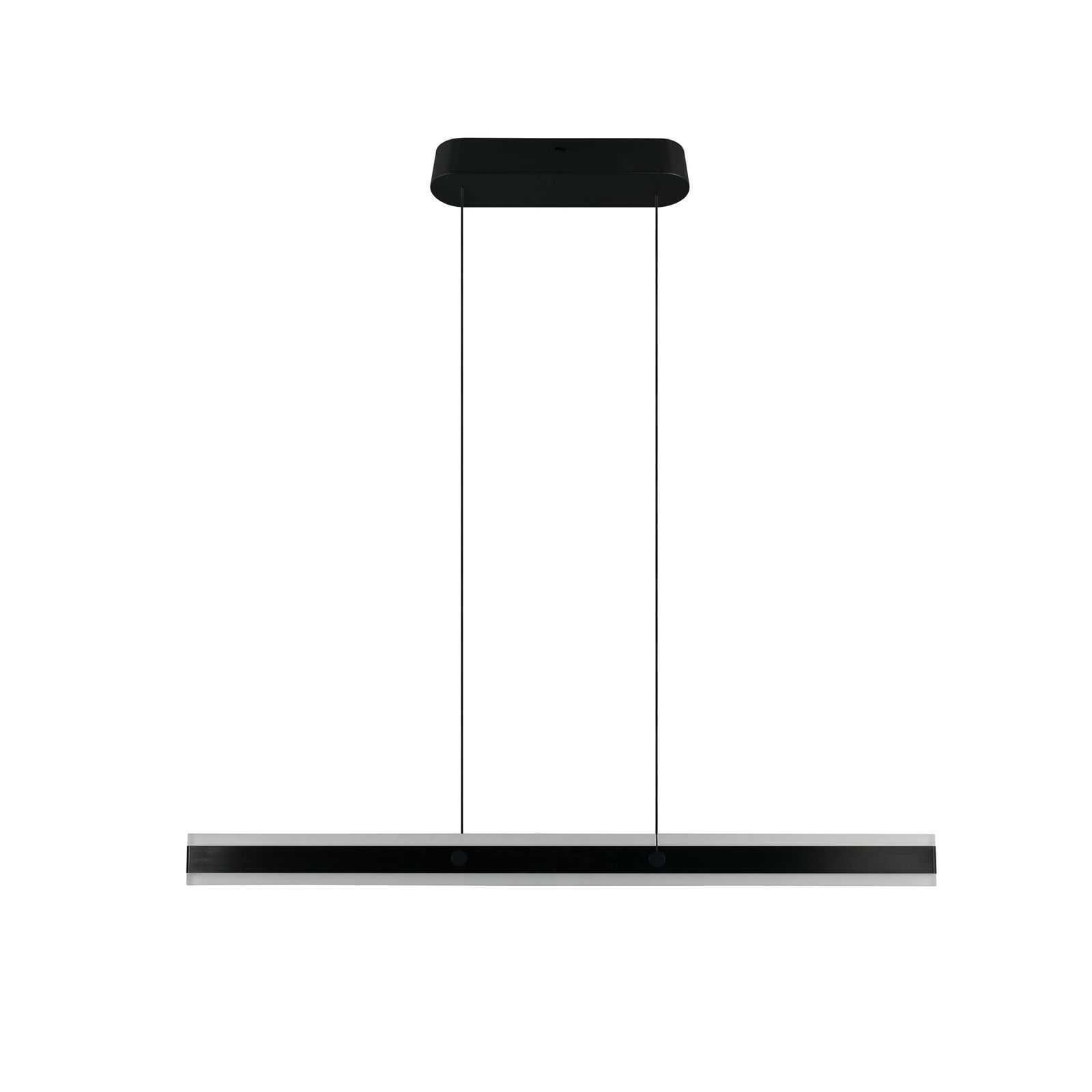 Detalj av LED pendellampe Arcola svart 115 cm CCT dimbar 2-lys