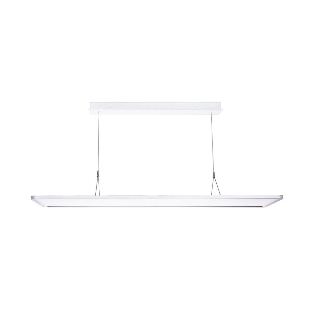 LED pendellampe Areum 120x30 cm 4000K DALI dimbar hvit forfra