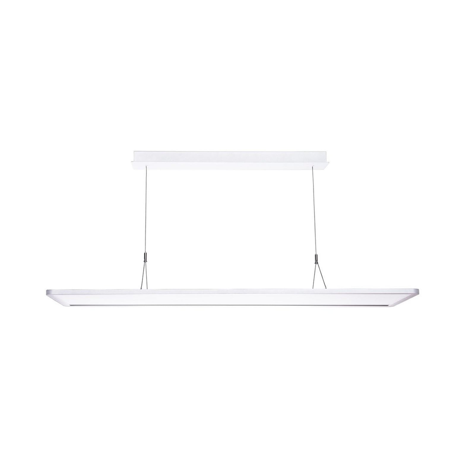 LED pendellampe Areum 120x30 cm 4000K DALI dimbar hvit forfra