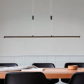 LED pendellampe Arneja svart 120 cm dimbar CCT forfra