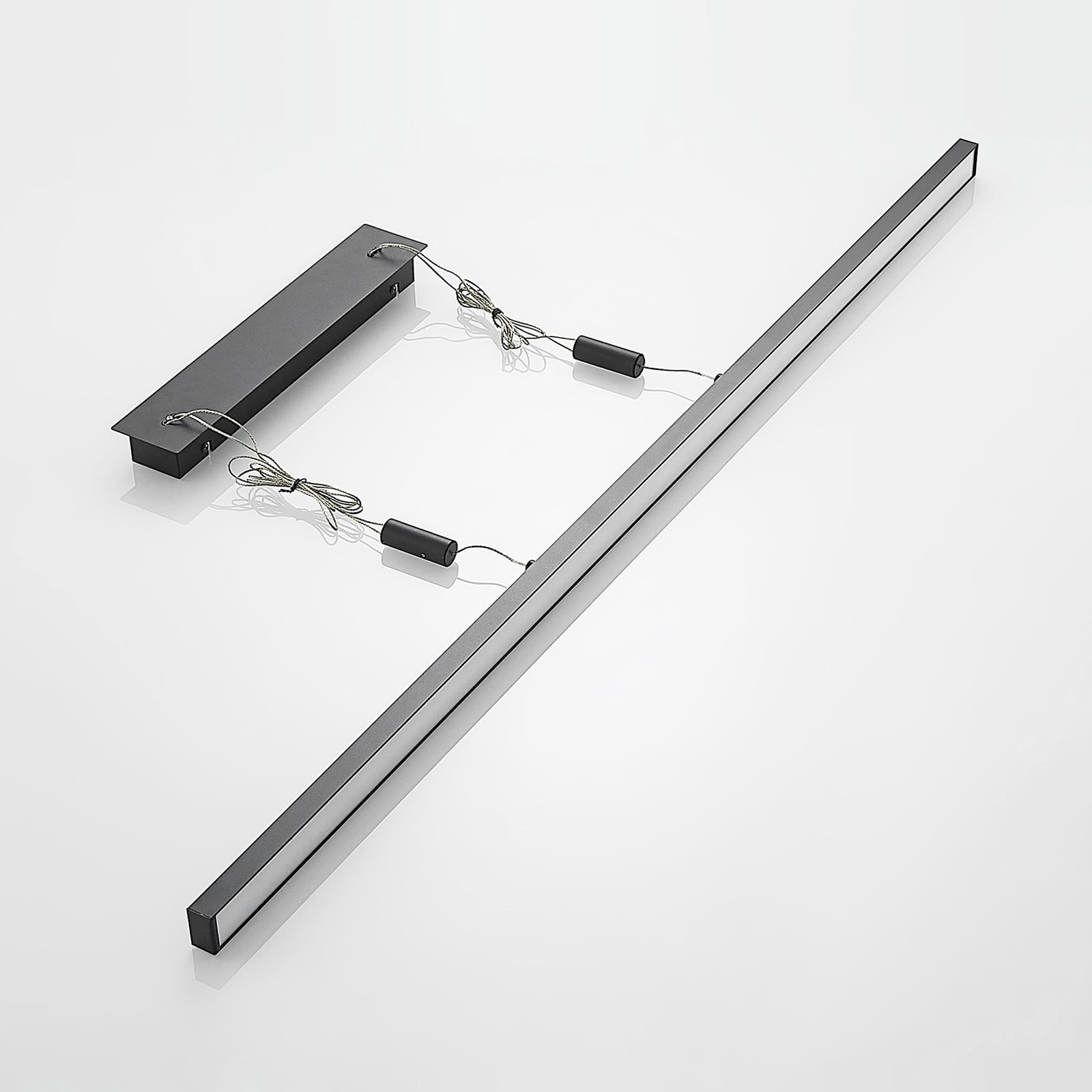 LED pendellampe Arneja svart 120 cm dimbar CCT lysfargejustering