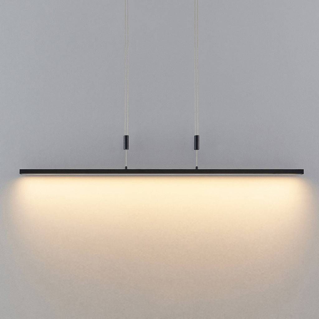 LED pendellampe Arneja svart 120 cm dimbar CCT sideprofil