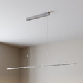 LED pendellampe Arnik dimbar matt nikkel forfra