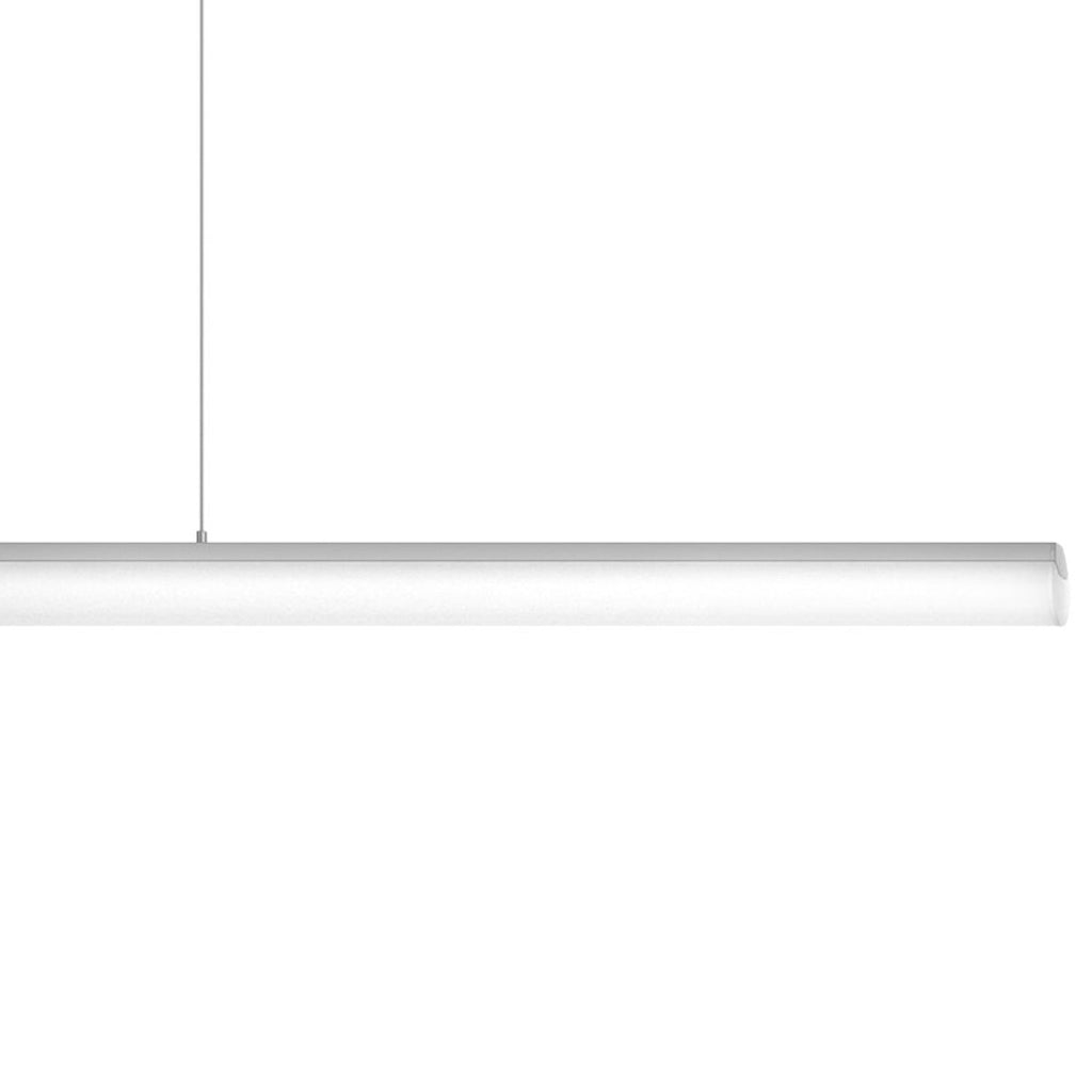 LED pendellampe Aroa aluminium 150 cm dimbar DALI 2700K forfra