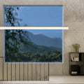LED pendellampe Aroa DALI dimbar aluminium 120 cm 4000K forfra