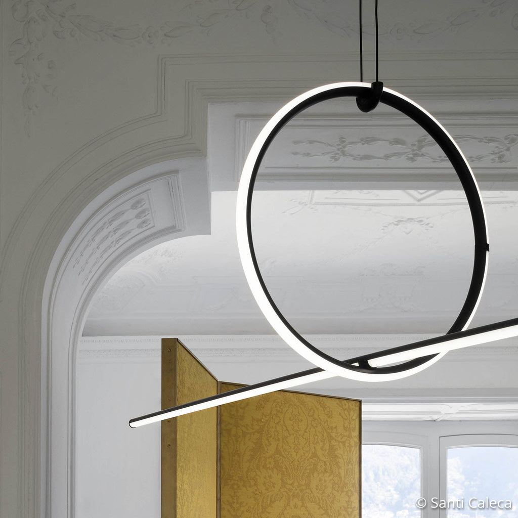 LED pendellampe Arrangements 2 aluminium dimbar 50W - FLOS detalj