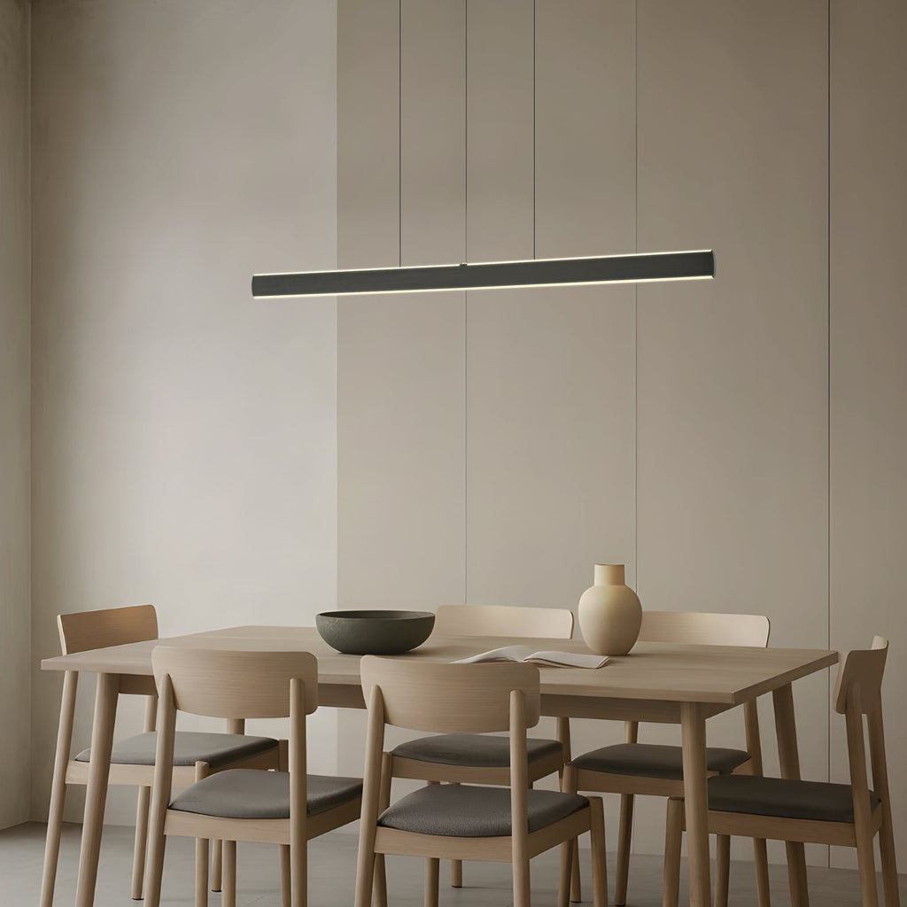 LED pendellampe Arvon svart 117 cm bakside