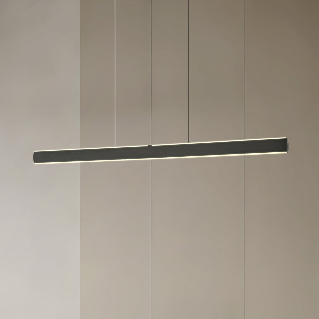 LED pendellampe Arvon svart 117 cm front