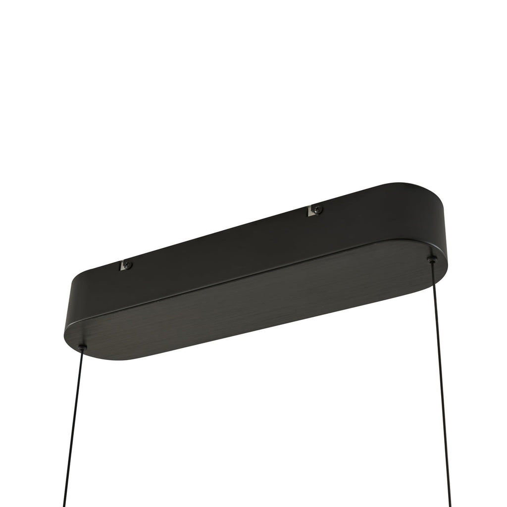 LED pendellampe Arvon svart 117 cm sideprofil
