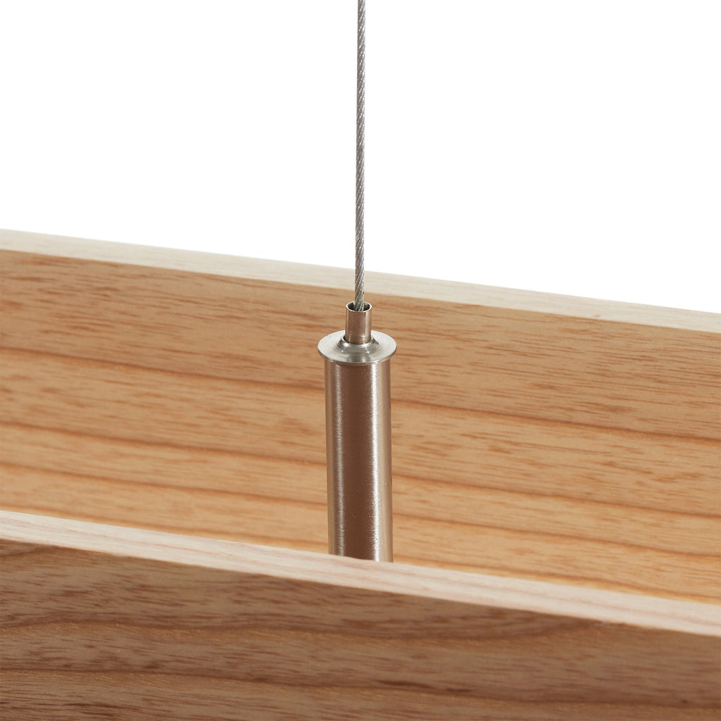 LED pendellampe Ash lyst tre rektangulær 115 cm sideprofil