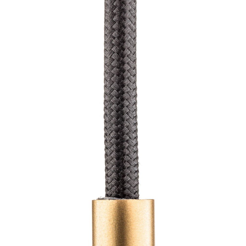 LED pendellampe Asteria Medium gul/messing dimbar Ø43 cm oppheng