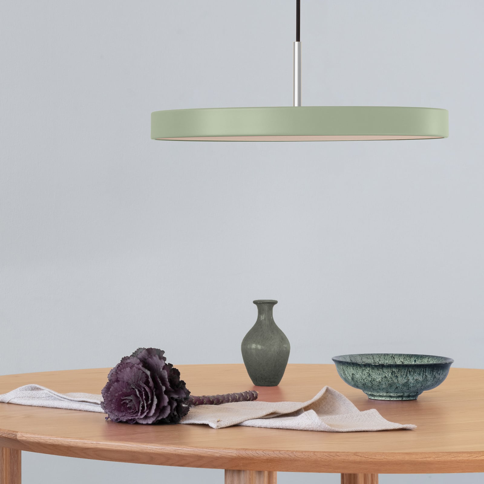 LED pendellampe Asteria Medium lysgrønn bakside