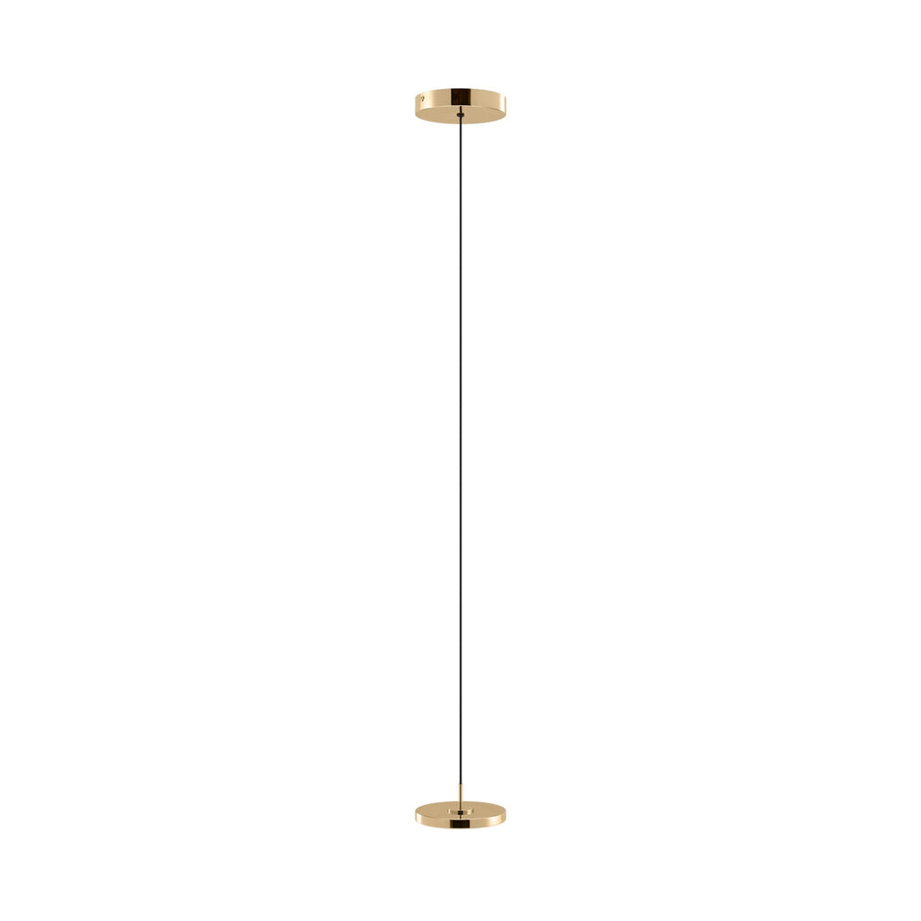 LED pendellampe Asteria Micro polert messing Ø15 cm bakside