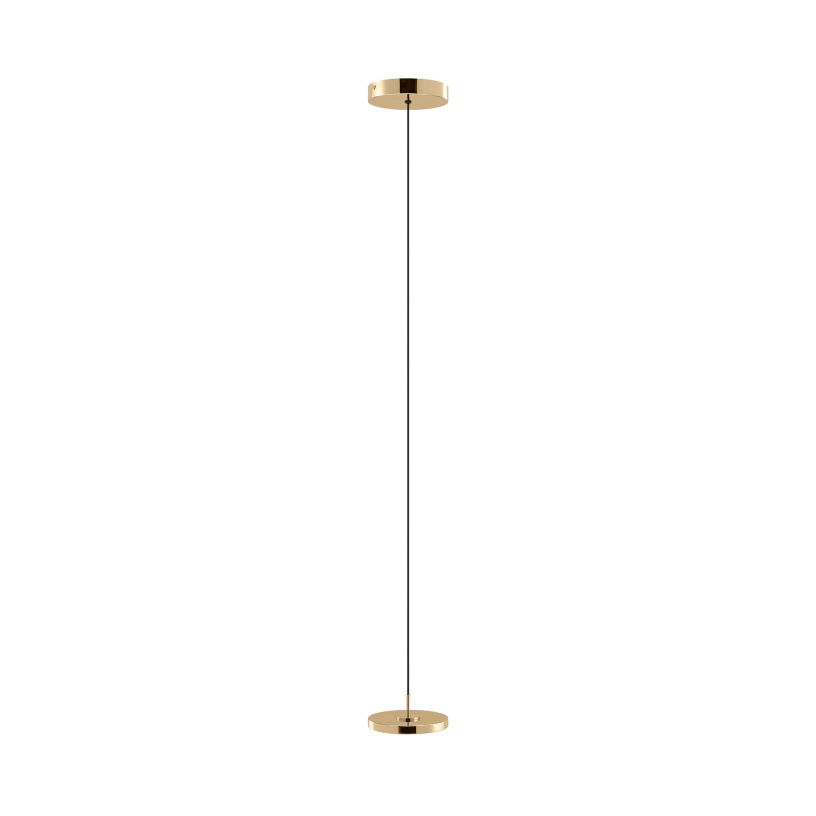 LED pendellampe Asteria Micro polert messing Ø15 cm bakside