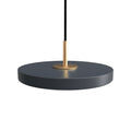LED pendellampe Asteria Micro V2 dimbar antrasitt Ø15 cm forfra