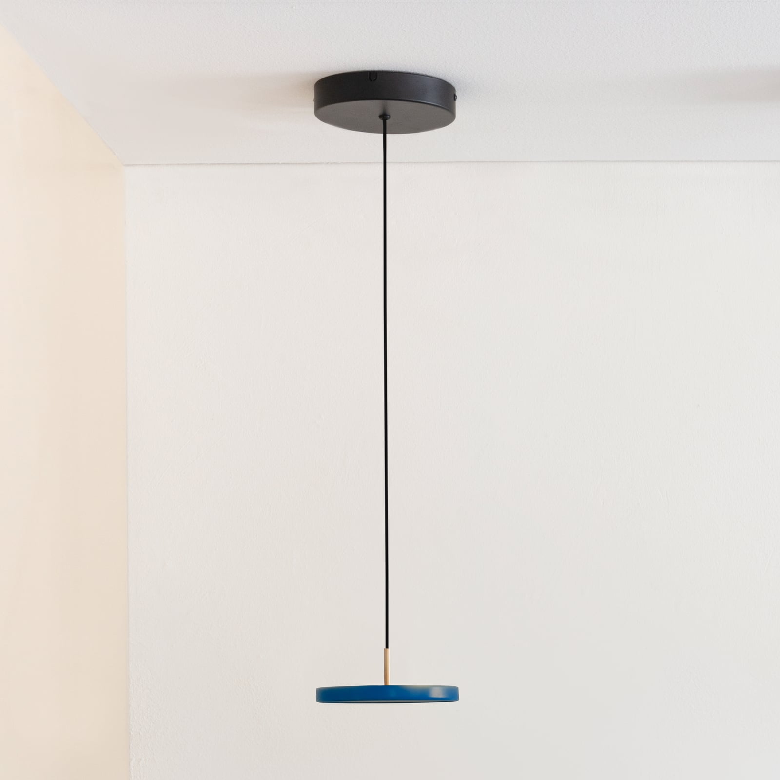 LED pendellampe Asteria Micro V2 dimbar petrol Ø15 cm bakside