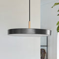 LED pendellampe Asteria Mini dimbar antrasitt messing forfra