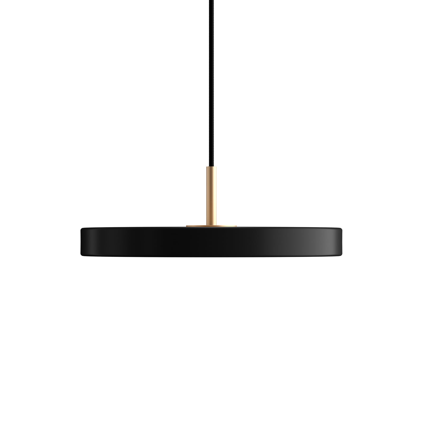 LED pendellampe Asteria mini dimbar svart Ø31 cm nærbilde av lampehode