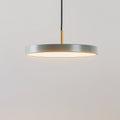 LED pendellampe Asteria Mini lysegrønn/messing forfra
