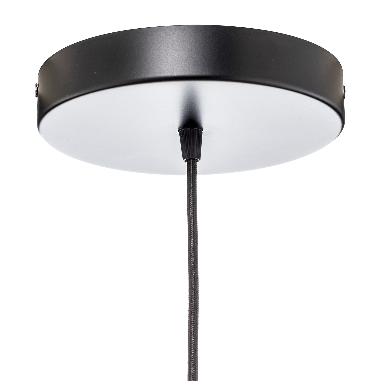 LED pendellampe Asteria Mini lysegrønn/messing med lys på