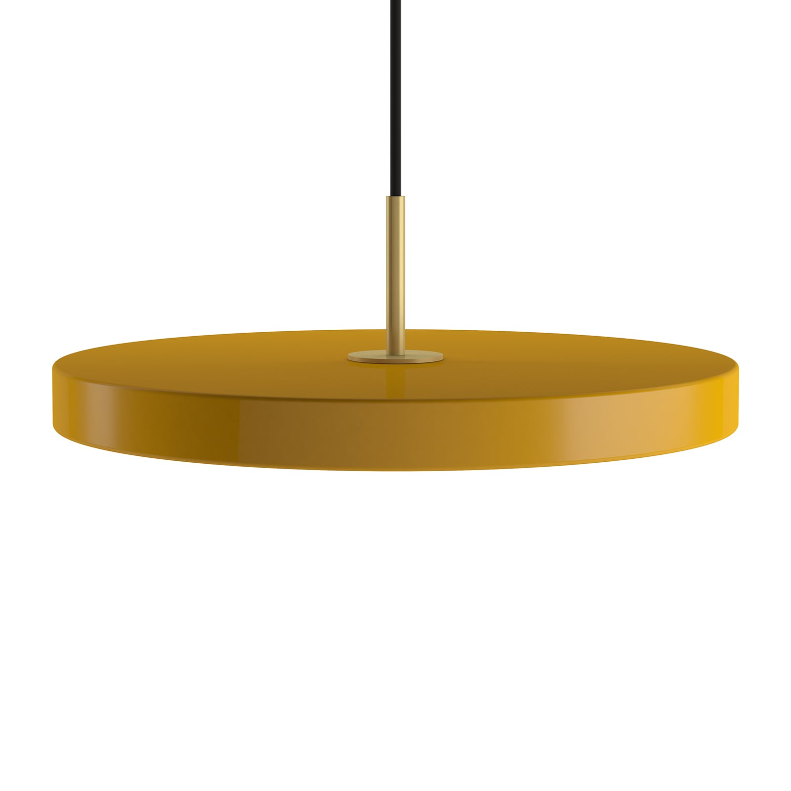 LED pendellampe Asteria Mini safrangul/messing forfra