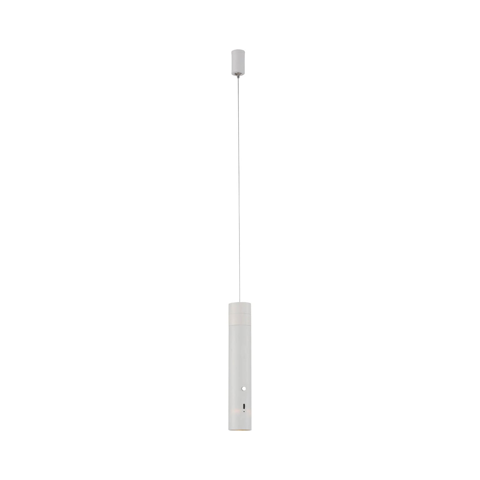 LED pendellampe Attach med batteri dimbar hvit jern montert i rom
