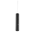 LED pendellampe Attach med batteri svart jern dimbar forfra