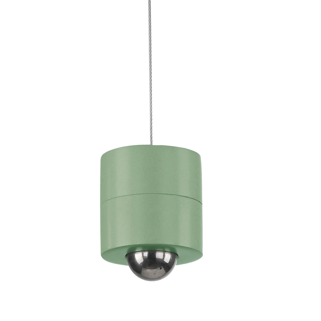LED pendellampe Attach oppladbar grønn dimbar jern montert i rom