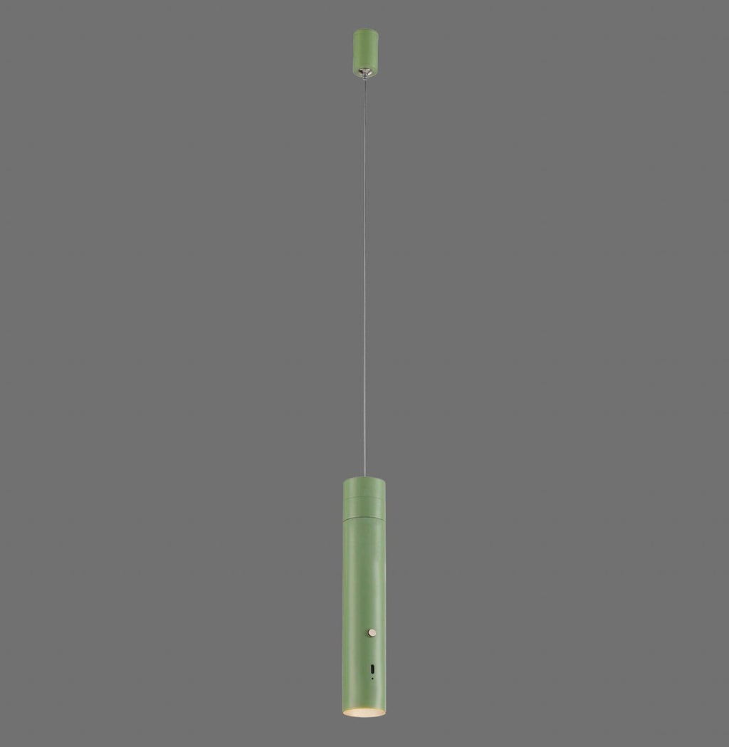 LED pendellampe Attach oppladbar grønn dimbar jern opphengsdetalj