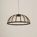 LED pendellampe Attea dimbar svart aluminium Ø40 cm forfra
