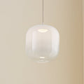 LED pendellampe Avelina glassmetall Ø14 cm varmhvit forfra