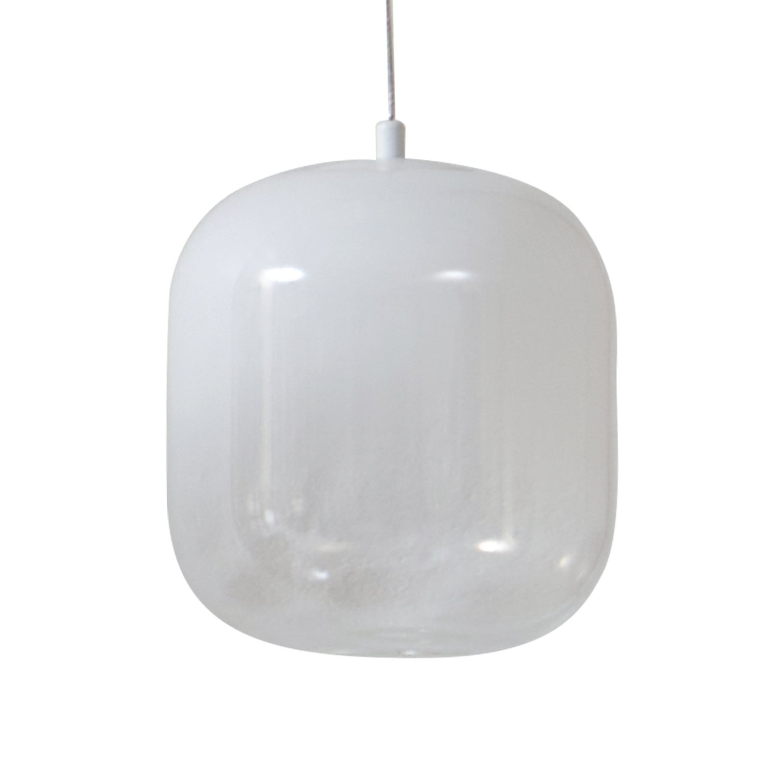 LED pendellampe Avelina glassmetall Ø14 cm varmhvit nærbilde av lampe