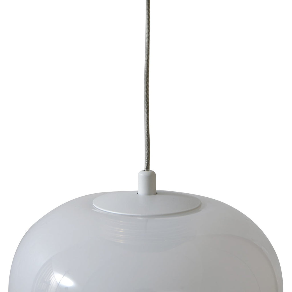 LED pendellampe Avelina glassmetall Ø14 cm varmhvit lys i mørke