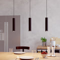 LED pendellampe Balamorta-Z 3-lys svart forfra