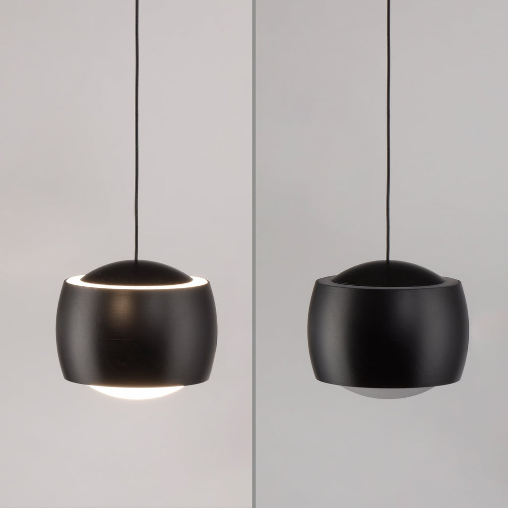 LED pendellampe Ballini svart dimbar nærbilde