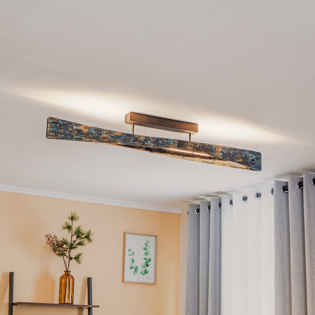 LED pendellampe Baloria svart/oksidert forfra