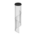 LED pendellampe Baxter svart Ø37 cm CCT dimbar fra Trio Lighting forfra