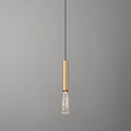 LED pendellampe Beam Stick Glass gull/glass forfra