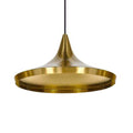LED pendellampe Beat Wide messing Ø36 cm front