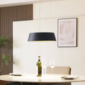 LED pendellampe Belsar svart/gull aluminium front