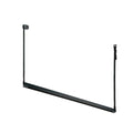 LED pendellampe Belto dimbar aluminium 130 cm svart forfra