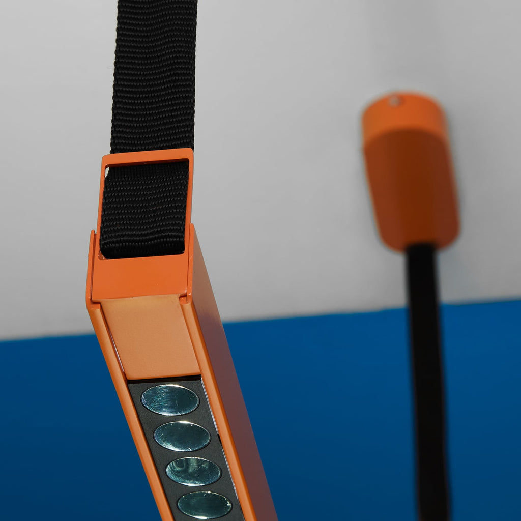 LED pendellampe Belto orange aluminium 130 cm justerbar stropp