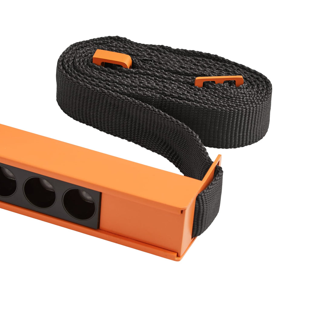 LED pendellampe Belto orange aluminium 130 cm lyseffekt