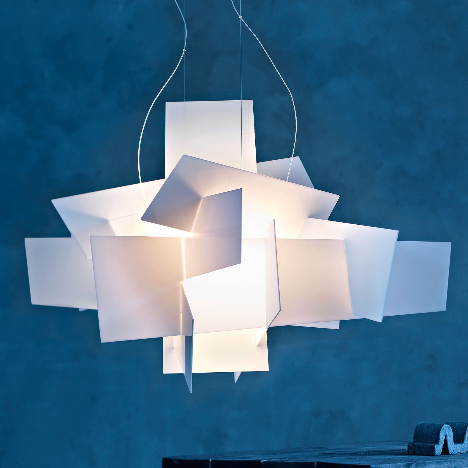 LED pendellampe Big Bang dimbar hvit Ø130 cm 58W - Foscarini