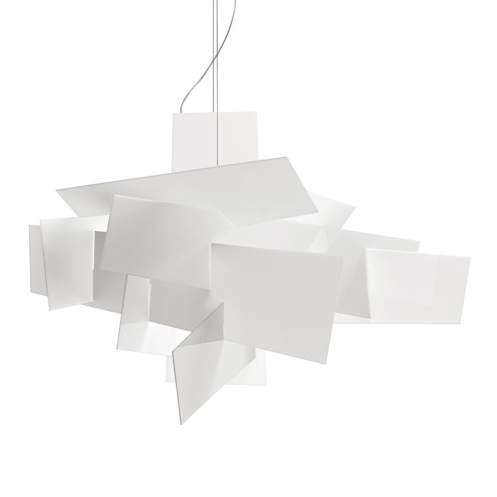 LED pendellampe Big Bang dimbar hvit Ø130 cm 58W - Foscarini