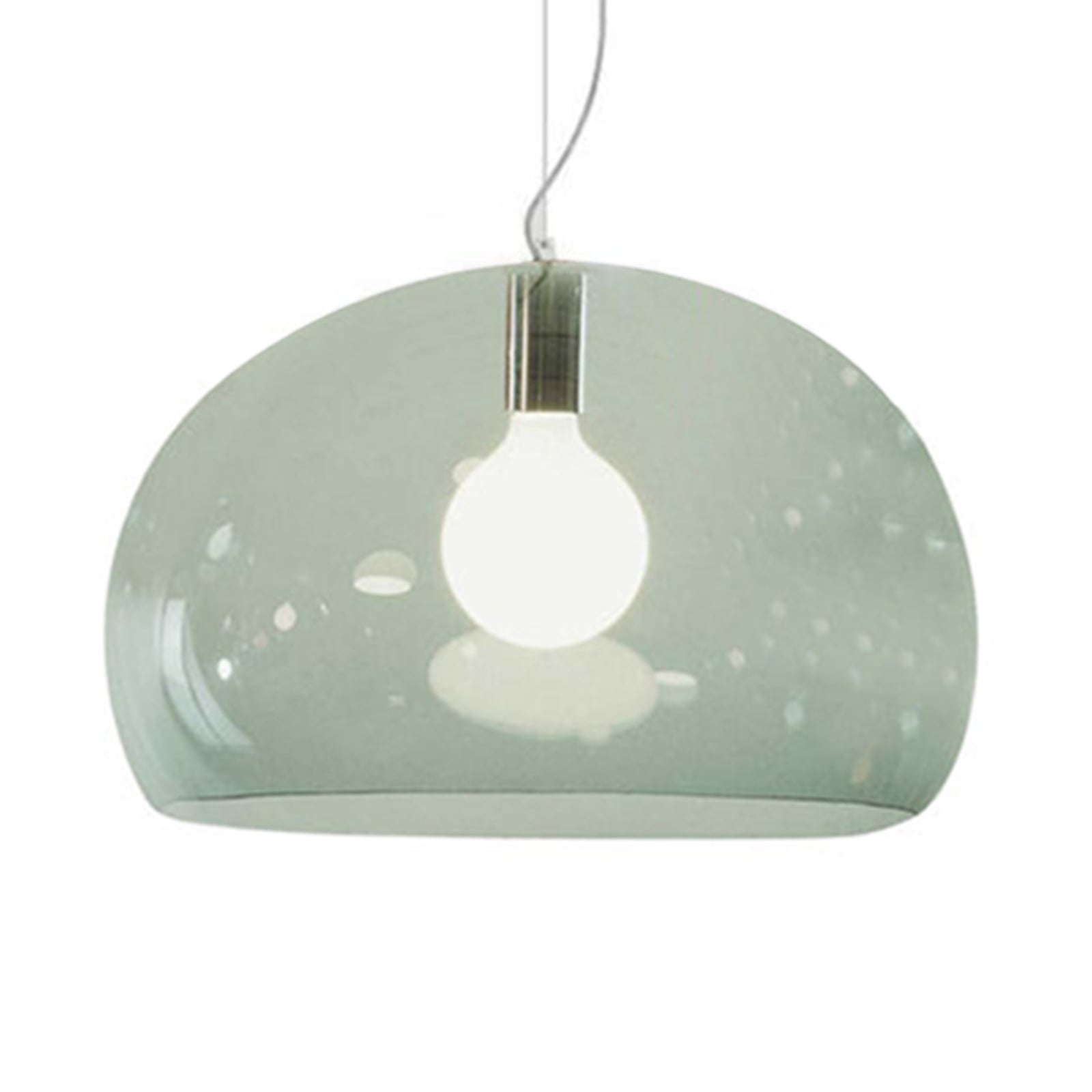 LED pendellampe Big FL/Y grønn akryl forfra