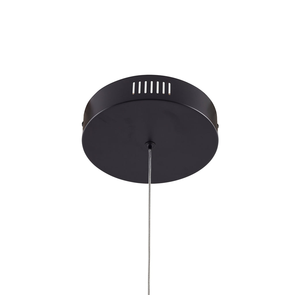 LED pendellampe Birger svart/gull detalj av metallmateriale