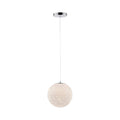 LED pendellampe Bolo glasskule stjernehimmel Ø25 cm forfra