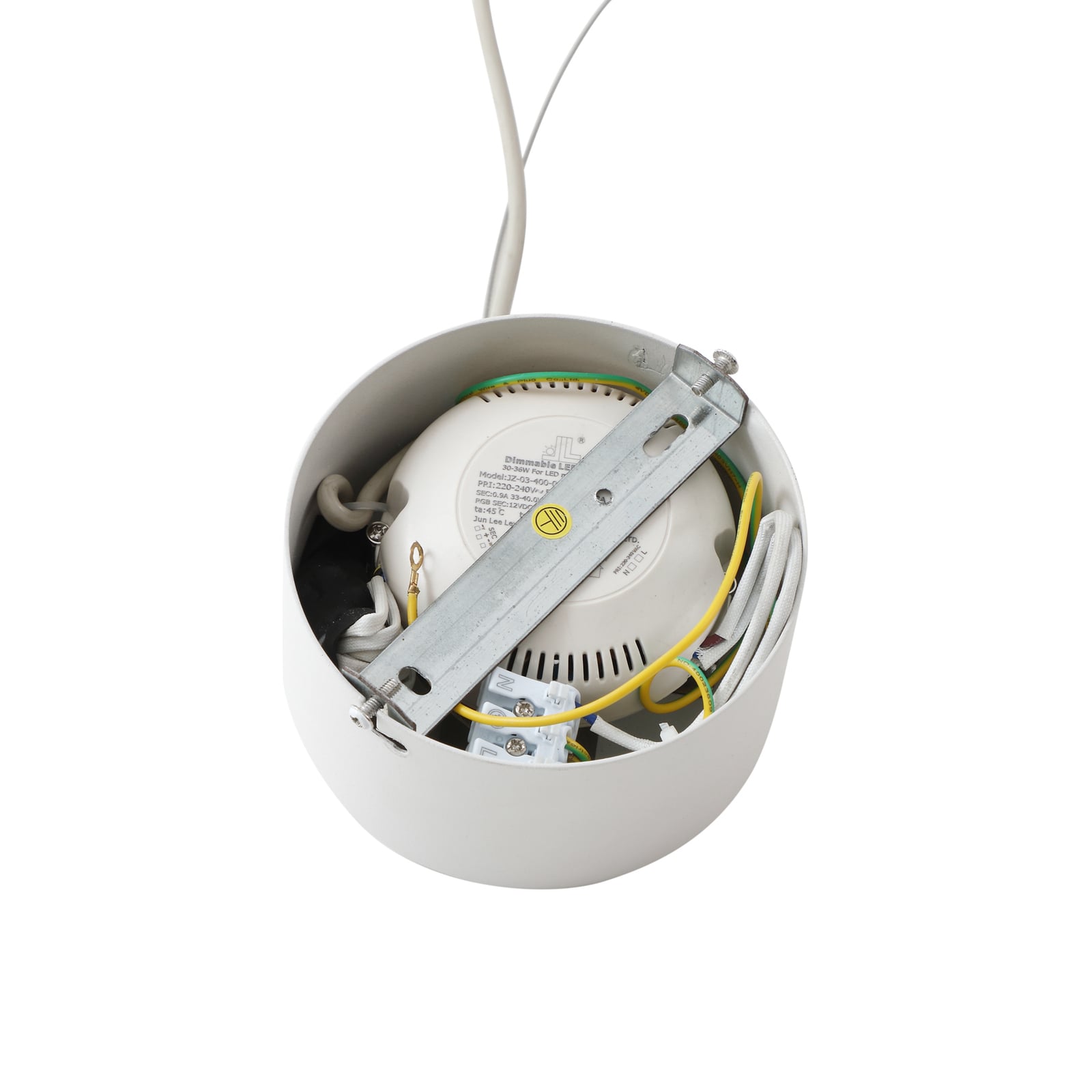 LED pendellampe Bolti dimbar RGBW CCT Ø50 cm Tuya fra siden