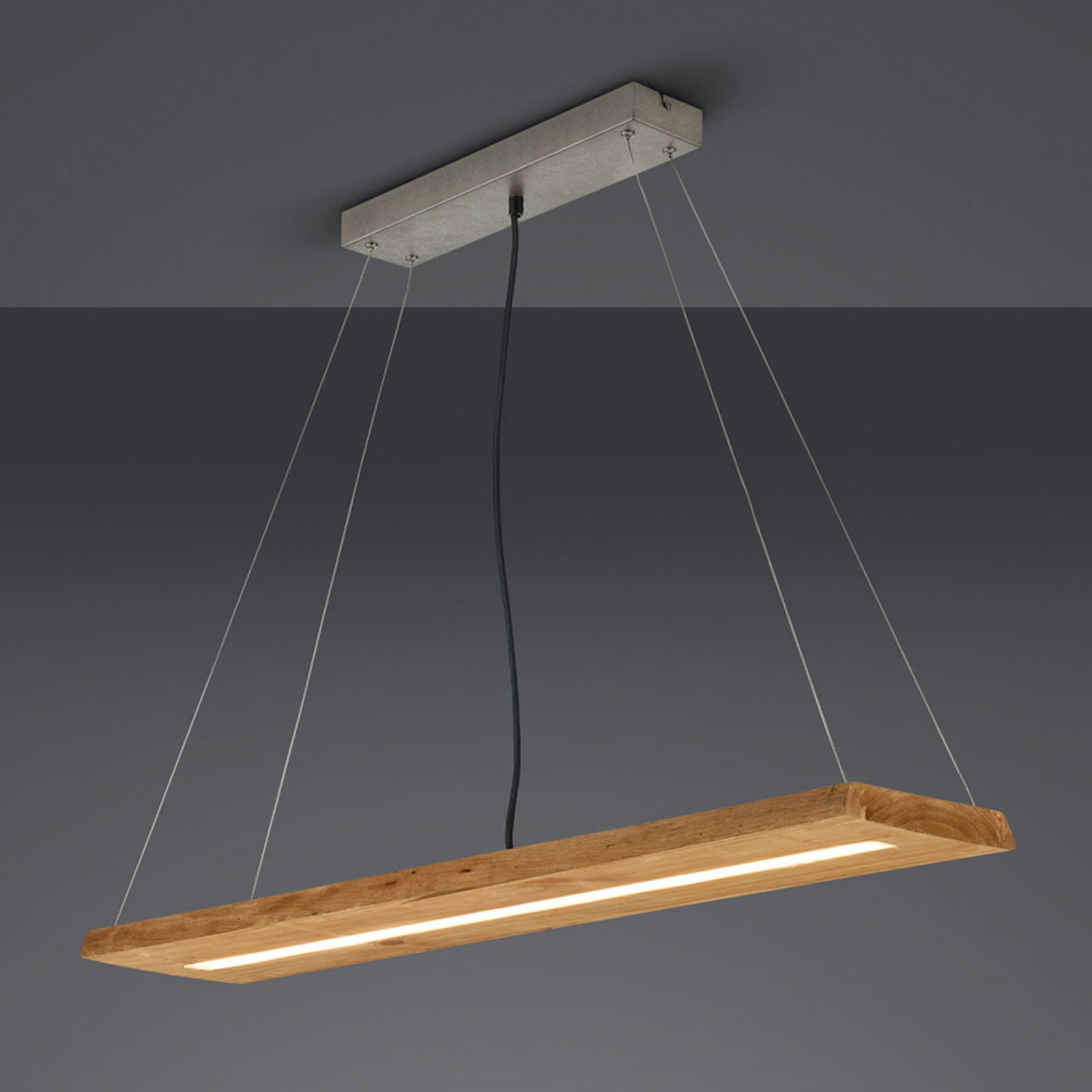 LED pendellampe Brad tre dimbar 100 cm 27W 3000K montert i rom